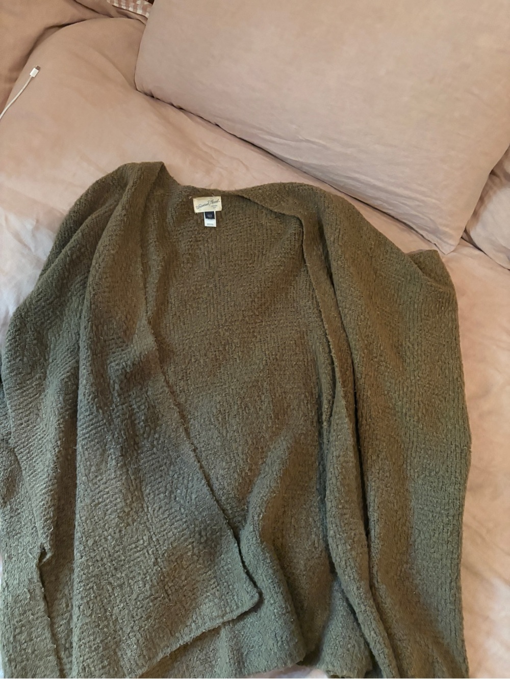 Brown universal threads cardigan